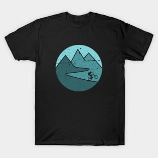 mountain bike cycling mtb mountain biking cyclist gift T-Shirt